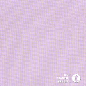  Seersucker stof miniruitje lila oud roze