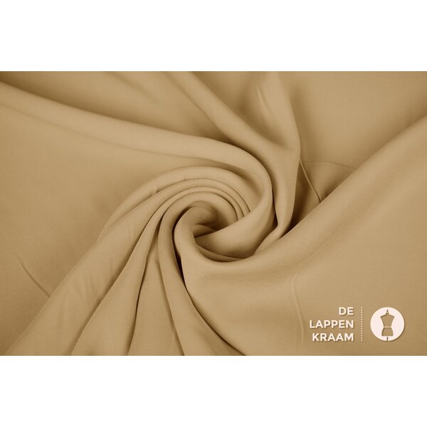 Viscose twill stof zand