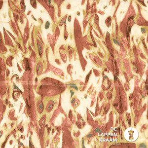  Velvet satijn brique gevlekt