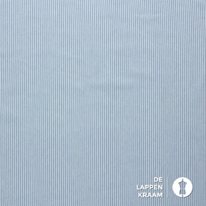  Denim lichtblauw met witte streepjes