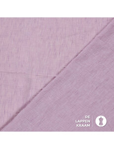  Polyester met linnenstructuur lila
