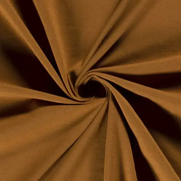 Dunne tricot stof cognac