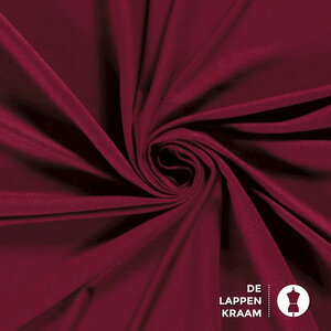  Viscose tricot bordeaux