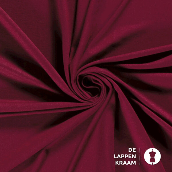 Viscose tricot stof bordeaux