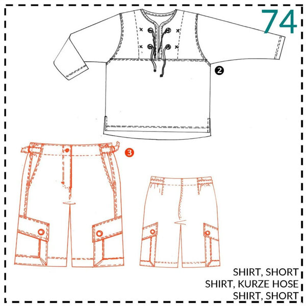 Abacadabra Naaipatroon anorak en broek