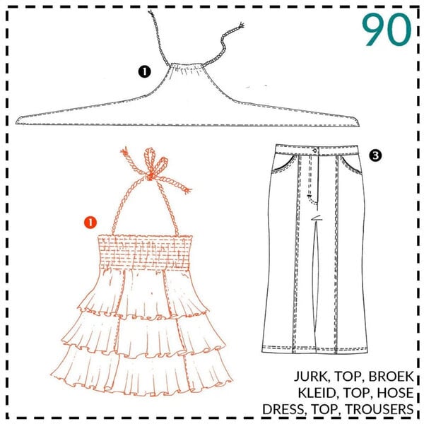 Abacadabra Top, jurk, broek en rok