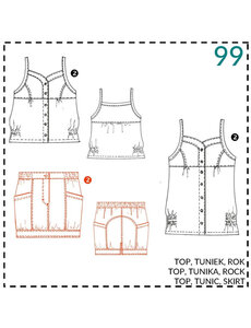 Abacadabra Top, tuniek en rok