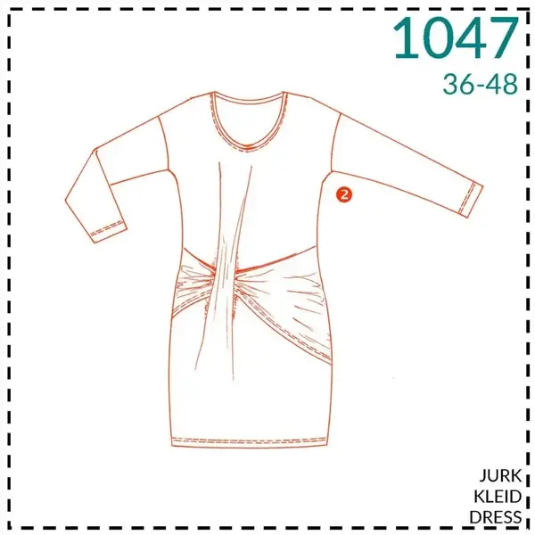 It's a Fits Naaipatroon jurk