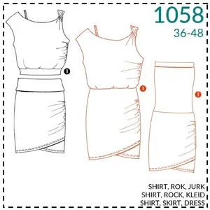 It's a Fits Shirt, rok en jurk