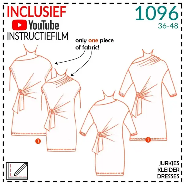 It's a Fits Naaipatroon Jurkjes