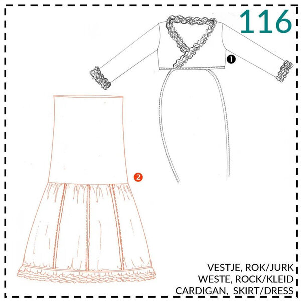 Abacadabra Vest, rok en jurk