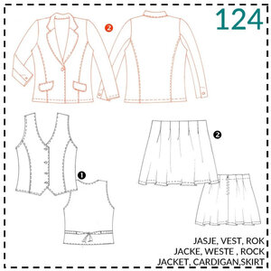 Abacadabra Colbert, vest en rok