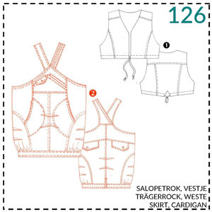 Abacadabra Salopette, rok en gilet