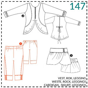 Abacadabra Vest, rok en legging