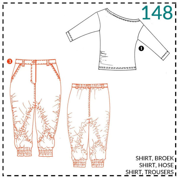 Abacadabra Naaipatroon Shirt en broek