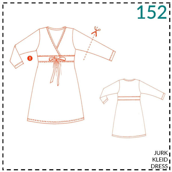 Abacadabra Naaipatroon Jurk - De Lappenkraam Stoffen