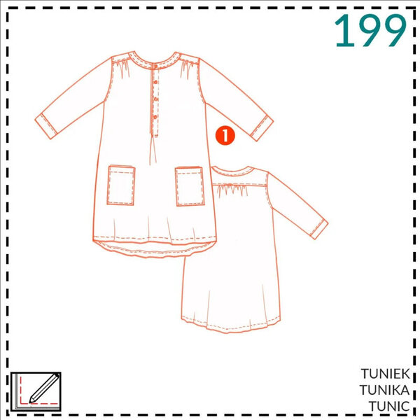 Abacadabra Naaipatroon tuniek