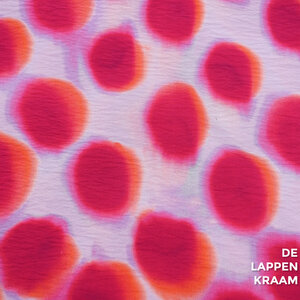 A la Ville Viscosemix lila met roze cirkels