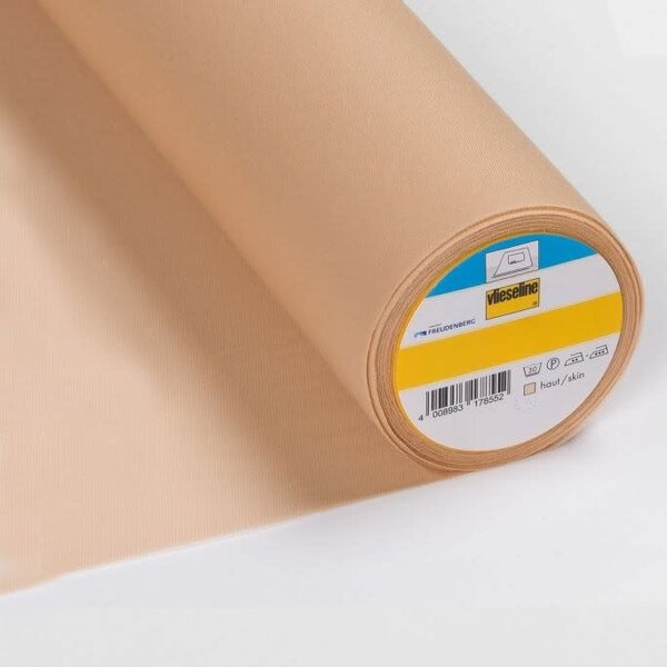 Vlieseline instrijkbaar huidskleurig voor rekbare stoffen