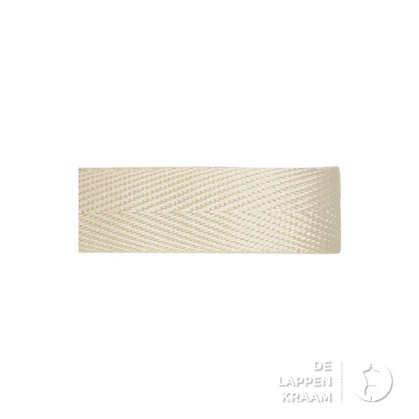 Keperband 2 cm ecru