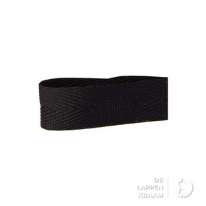  Keperband 2cm zwart