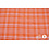 Overhemdstof geruit in oranje