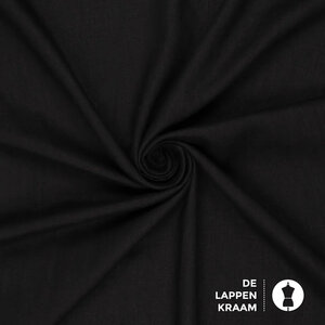  Washed linnen zwart