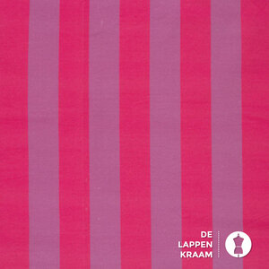  Gestreepte french terry roze en lila