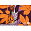 SALE Viscosemix stof paars met abstracte bloemenprint