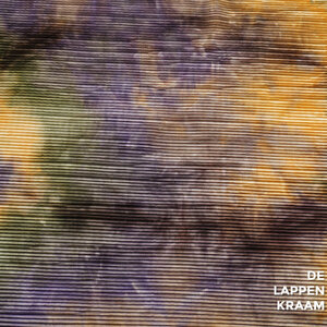 A la Ville Plisse in paars, geel en groene tie dye