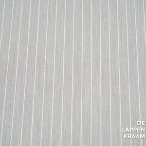 A la Ville Gabardine stretch lichtgrijs met streepje en lurex