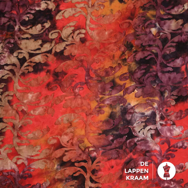 Ausbrenner tie dye oranje