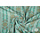 Coupon 624 Bubble chiffon met groen batikprint 180 x 150 cm