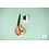 Coupon 49 Bubble satijn met mintgroen abstract dessin 180 x 145 cm