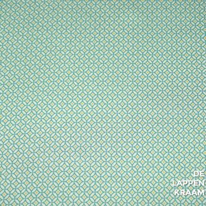 SALE Bubble satijn met mintgroen abstract dessin