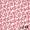Mousseline stof in wit met print van roze harten