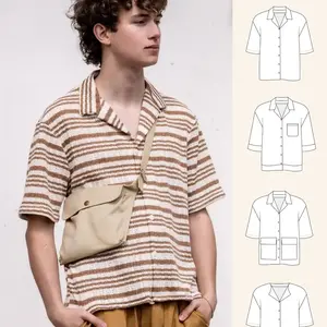  Naaipatroon Notches - Cuba shirt voor mannen