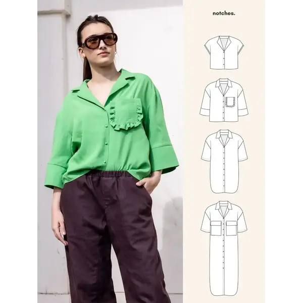 Naaipatroon Notches - Clara shirt / jurk