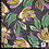 Viscose stretch stof grijs met geschilderde bloemen