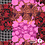 Viscose stretch met boho patchwork roze