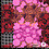 Viscose stretch met boho patchwork roze