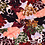Viscose tricot met diverse bloemen lila