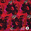 Viscose tricot stof met geschilderde bloemen roze