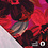Viscose tricot stof met geschilderde bloemen roze