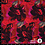 Viscose tricot stof met geschilderde bloemen roze