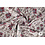 Gebreid stof ecru met zilveren lurex en bloemen