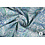 Stretchkatoen stof met groen/blauw paisley dessin