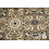 Chiffon stof met lurex in bruine mandala dessin