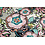Travelstof met kleurrijke bloemenprint