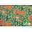 Crepe stof groen met kleurrijke bloemen